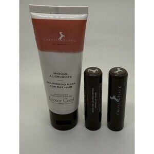 Leonor Greyl Cheval Blanc Nourishing Mask Dry Hair 2.37 Floz & SPF 20 Lip Care 2